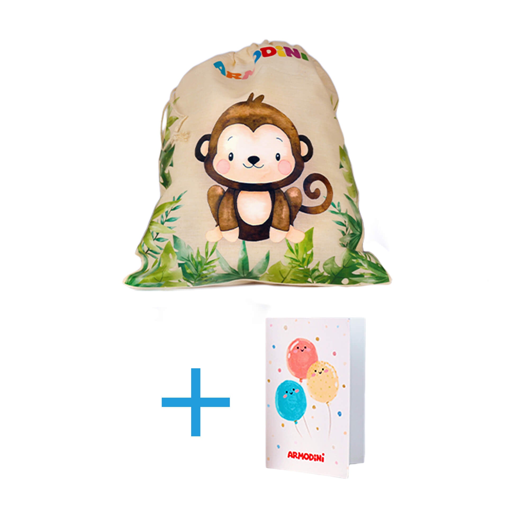 Geschenktüte und Grußkarte