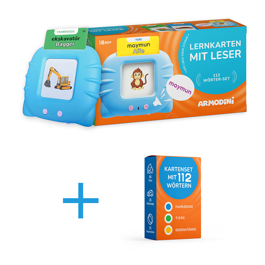 Basisset: 112 Wörter - auf Türkisch, Deutsch und Englisch